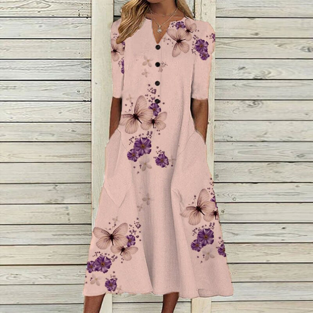 Quinella - High Quality Timeless Style Woman's Midi Dress