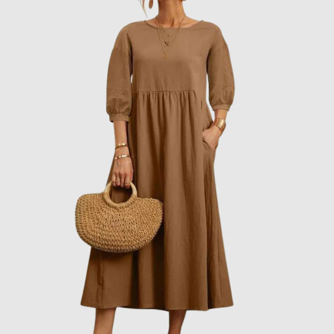 Yvonne - Graceful Floral Light Woman's Mini Dress