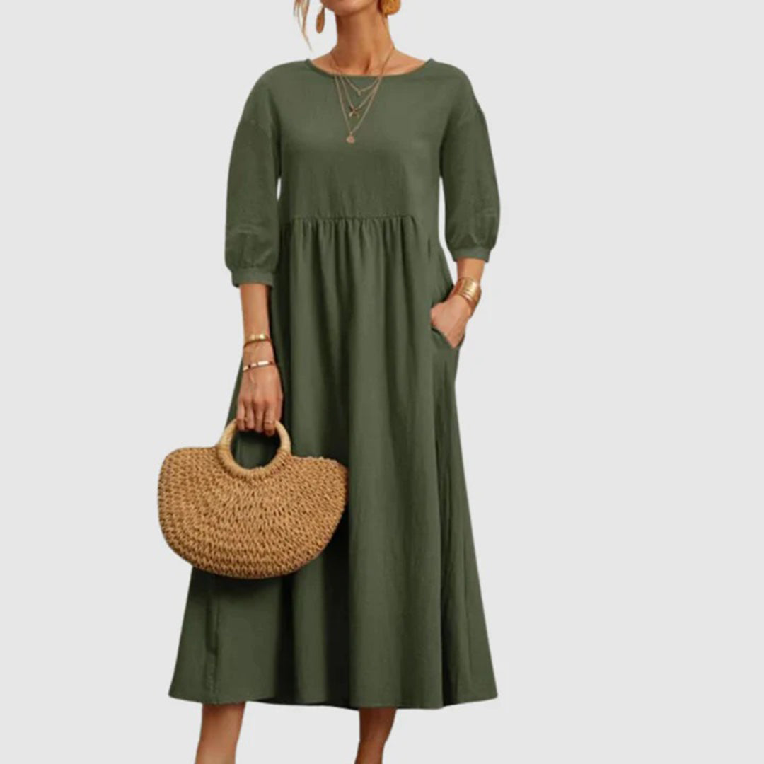 Yvonne - Graceful Floral Light Woman's Mini Dress