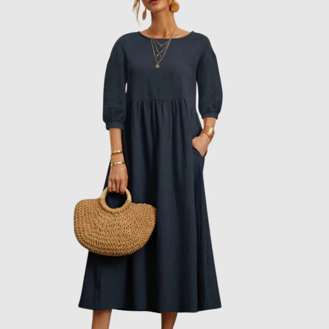 Yvonne - Graceful Floral Light Woman's Mini Dress