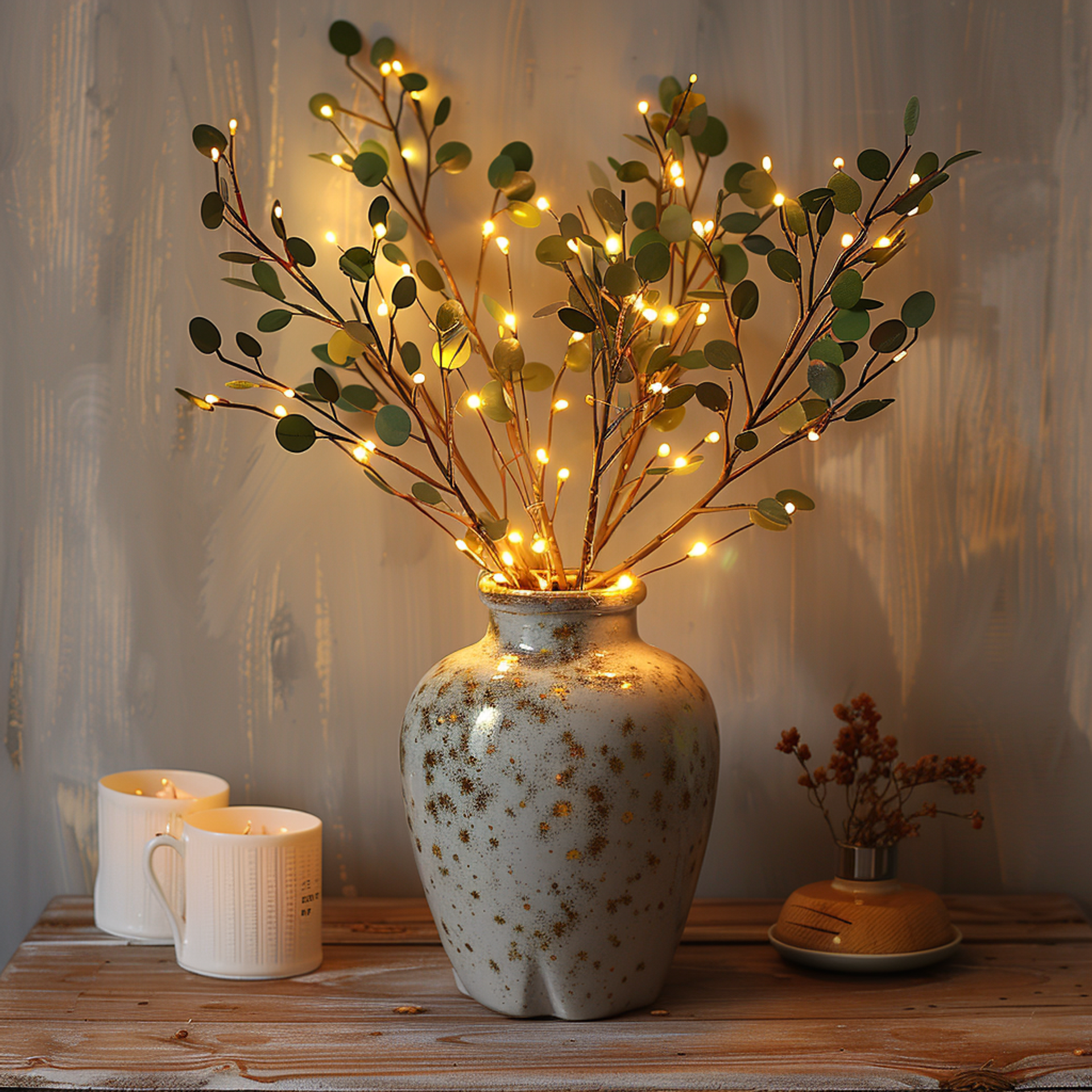 GlowVase - Enchanting Fairy Glow Table Lamp