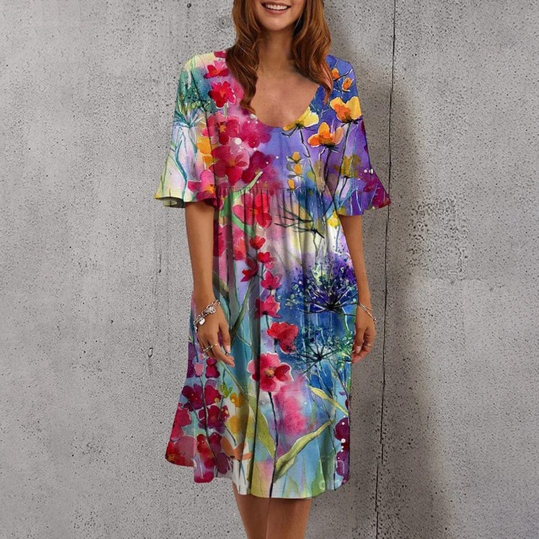 Noelle - Leisure Elegance  Woman's Midi Dress