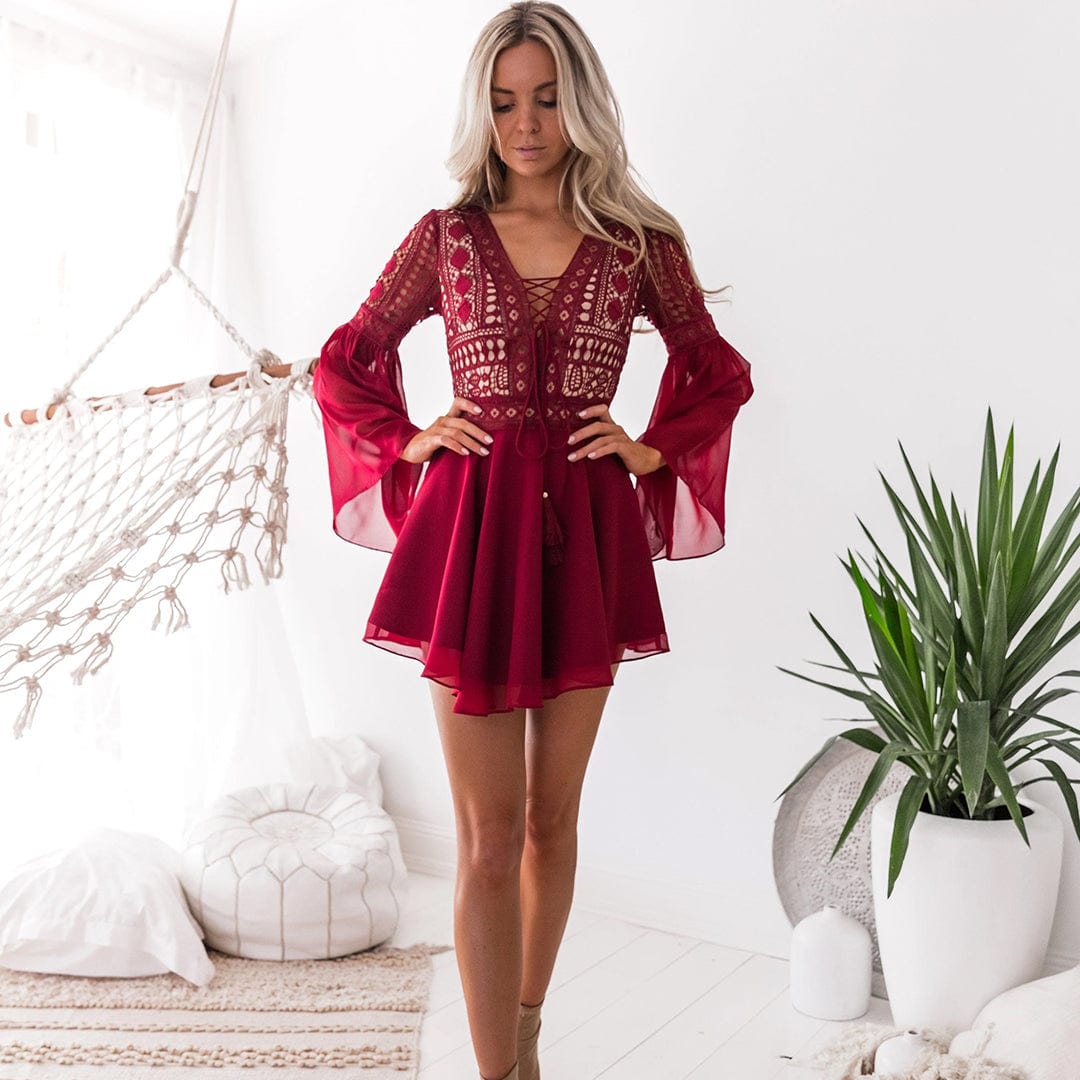 Olivienne - Lightweight Stylish Comfort Woman's Mini Dress