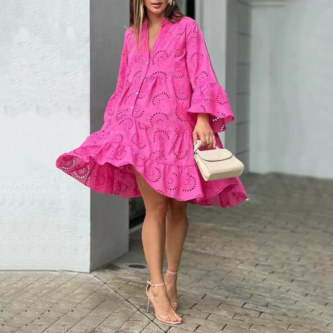 Lucienne - Flowing Bohemian Charm Woman's Dress