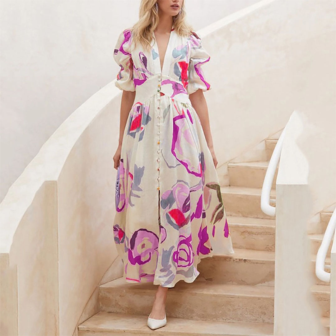 Faelina - Timeless Elegant Design Woman's Maxi Dress