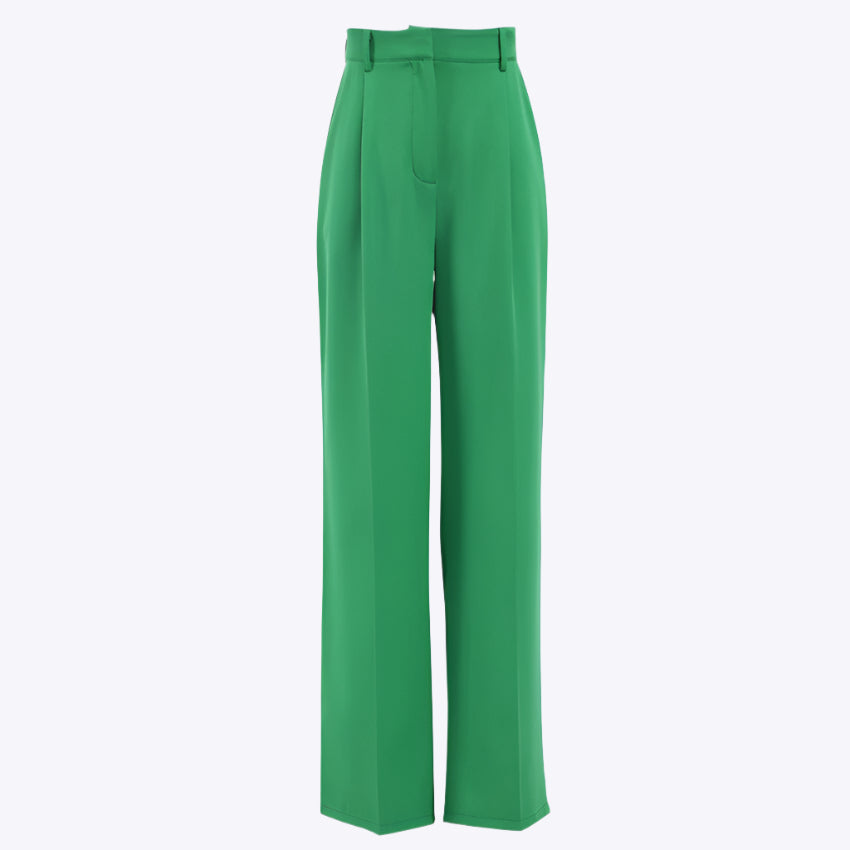 Vale - Timeless High-Waisted Woman's Wide-Leg Trousers
