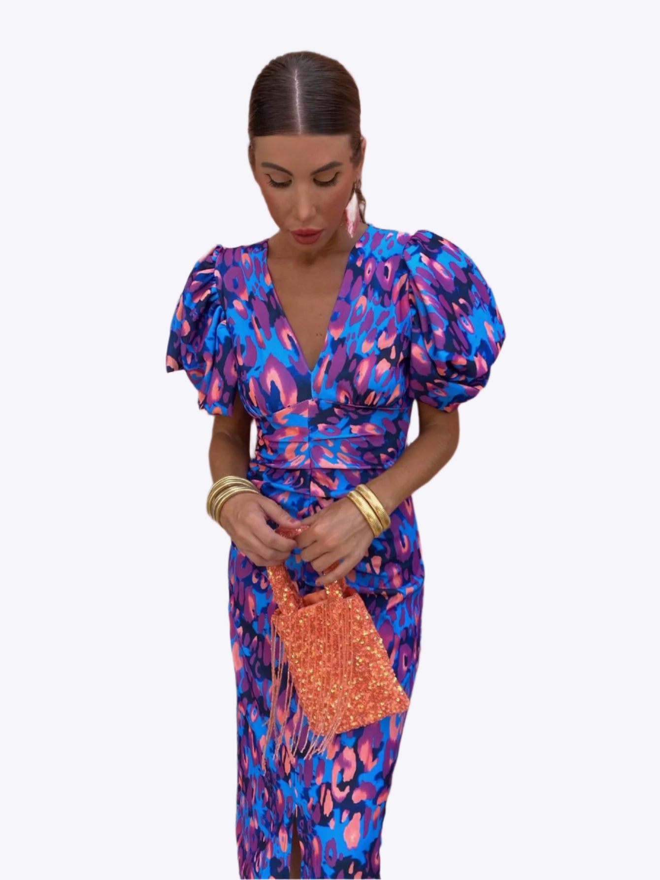 Violina - Radiant Pleated Style Woman's Dress