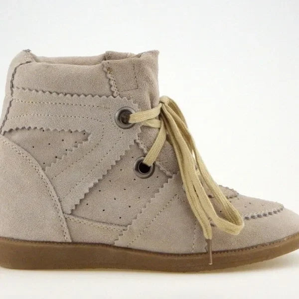 Leren damesschoenen met verhoogde binnenhak 5,5 cm fluweel Europese en Amerikaanse streetstyle WISHLAZADA grensoverschrijdend aanbod Dreamardi