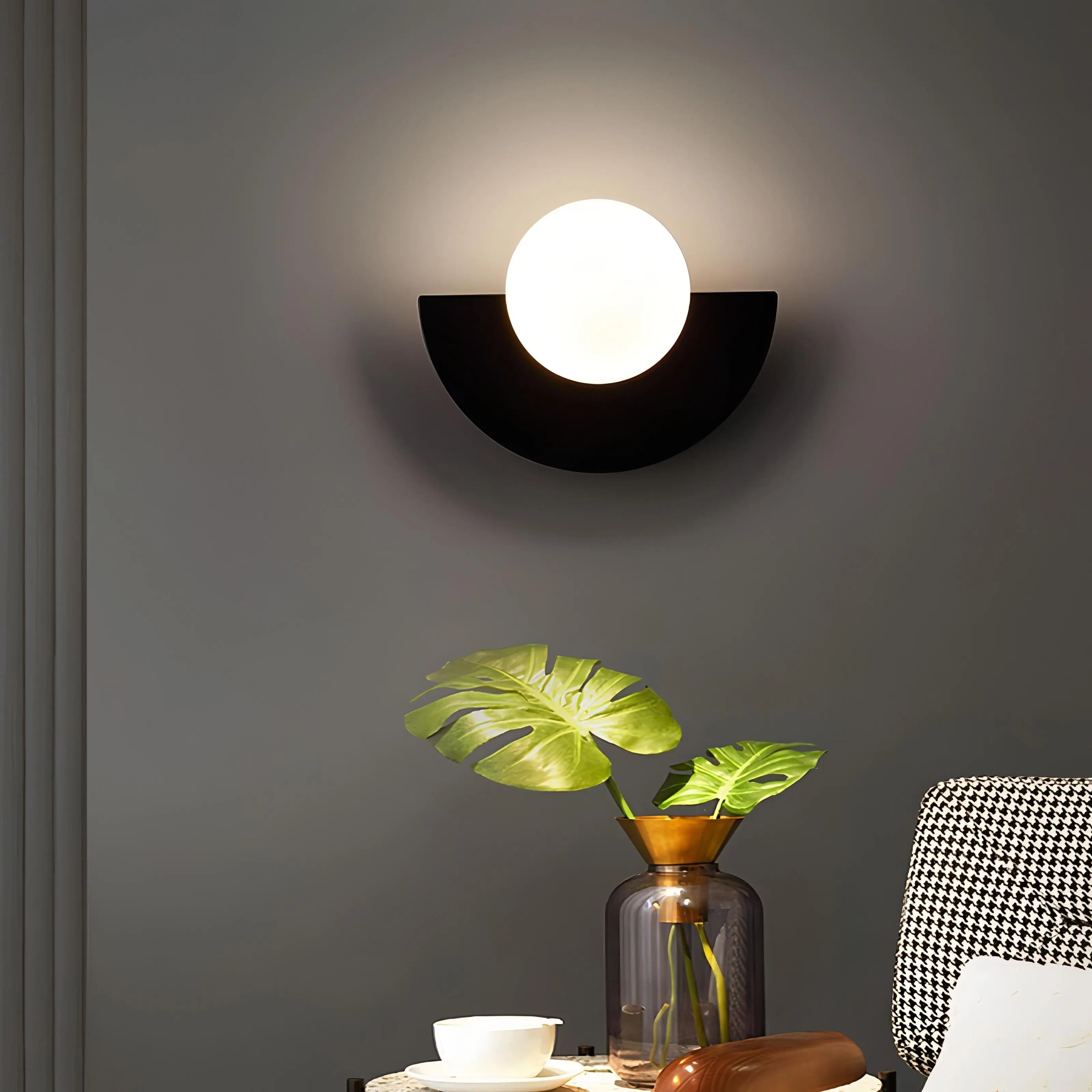 EverestLuxe | Nordische Halve Cirkel Wandlelamp Dreamardi