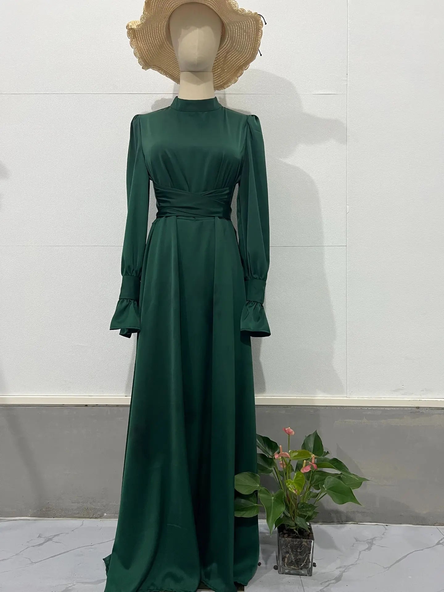 Jane - Casual Silk Elegance Woman's Dress