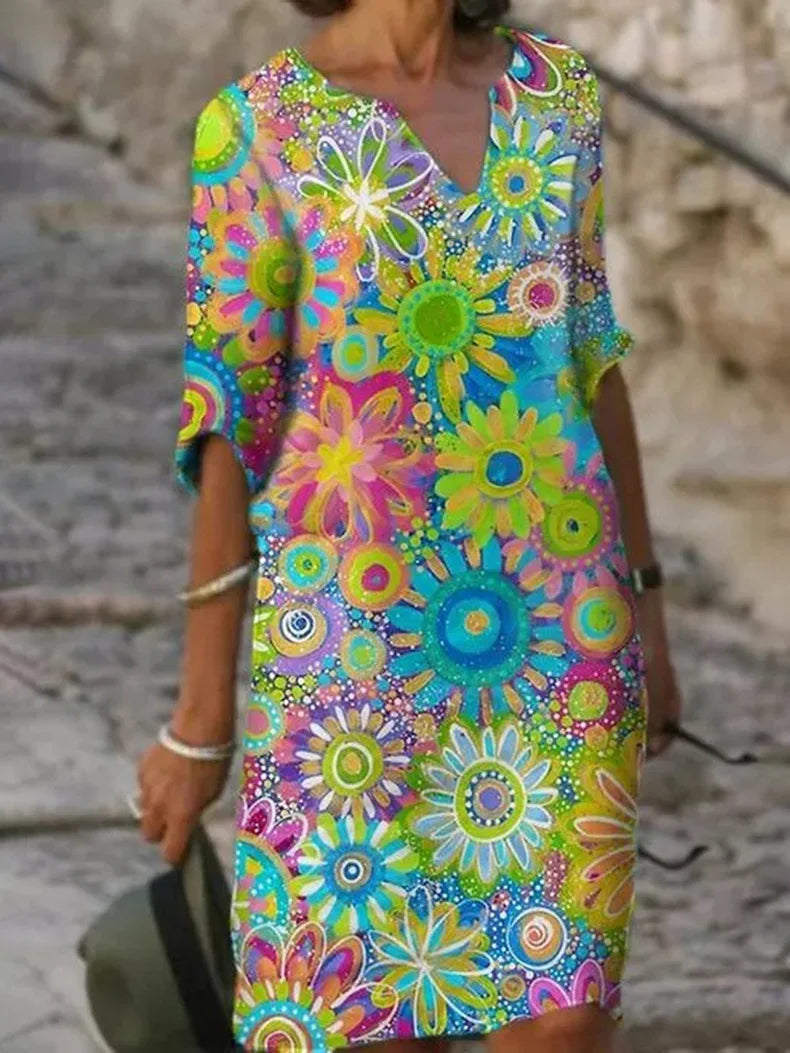 Elowen - Light & Airy Petals Woman's Summer Dress