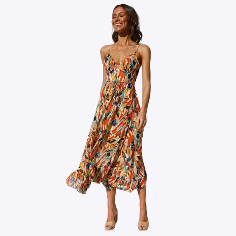 Audrey - Stylish Casual Lightweight Modern Style Woman's Long Dress