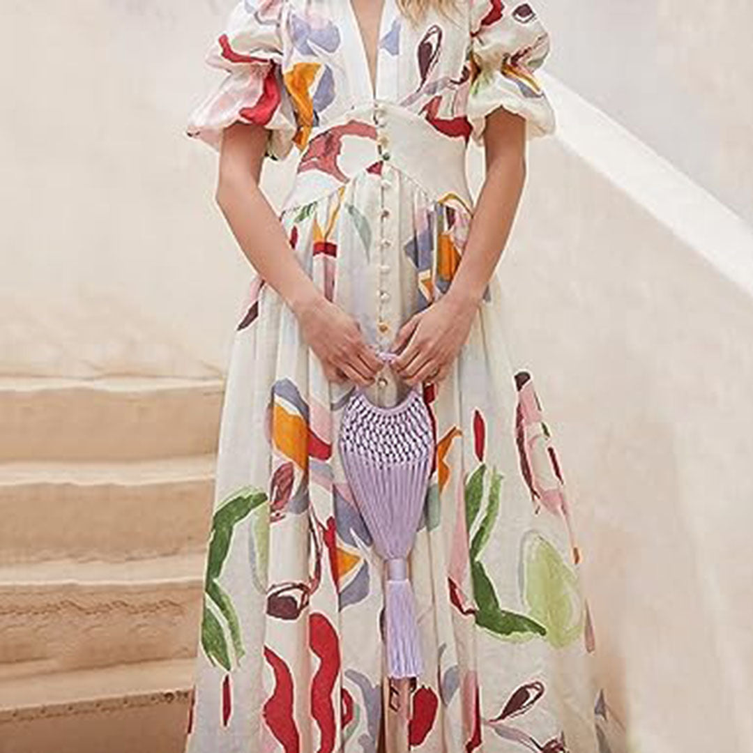 Faelina - Timeless Elegant Design Woman's Maxi Dress