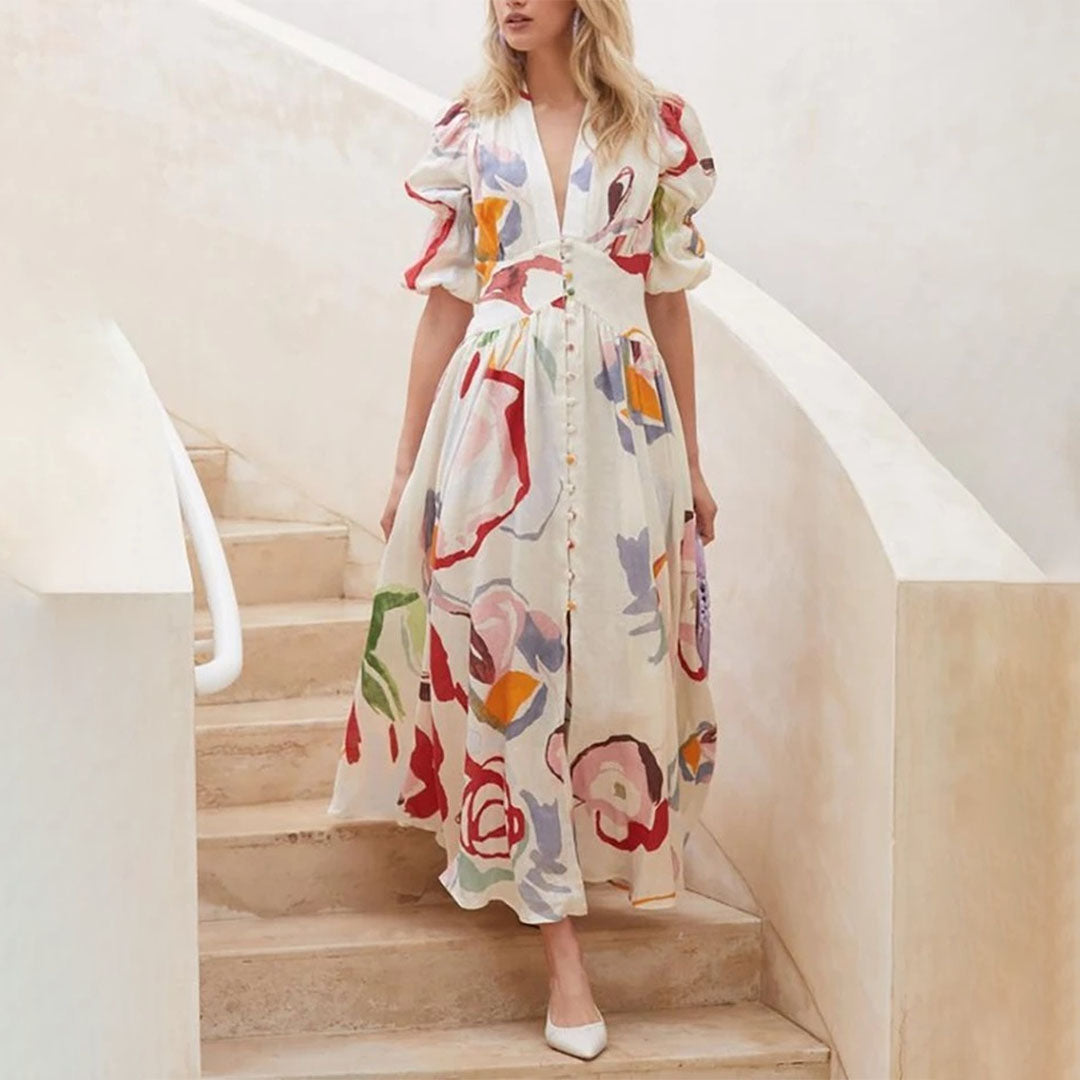 Faelina - Timeless Elegant Design Woman's Maxi Dress