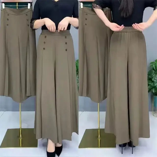 Zenna - Timeless Elegance Woman's Flare Trousers