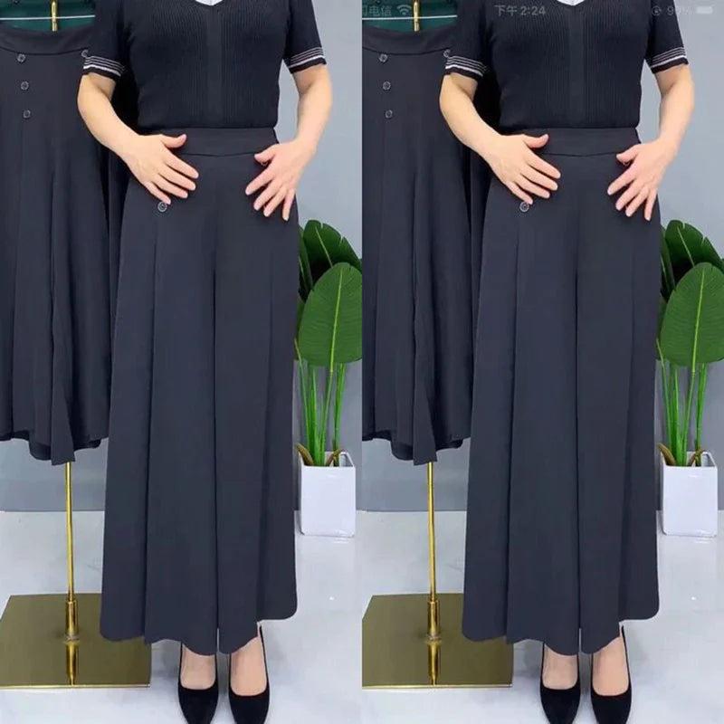 Zenna - Timeless Elegance Woman's Flare Trousers