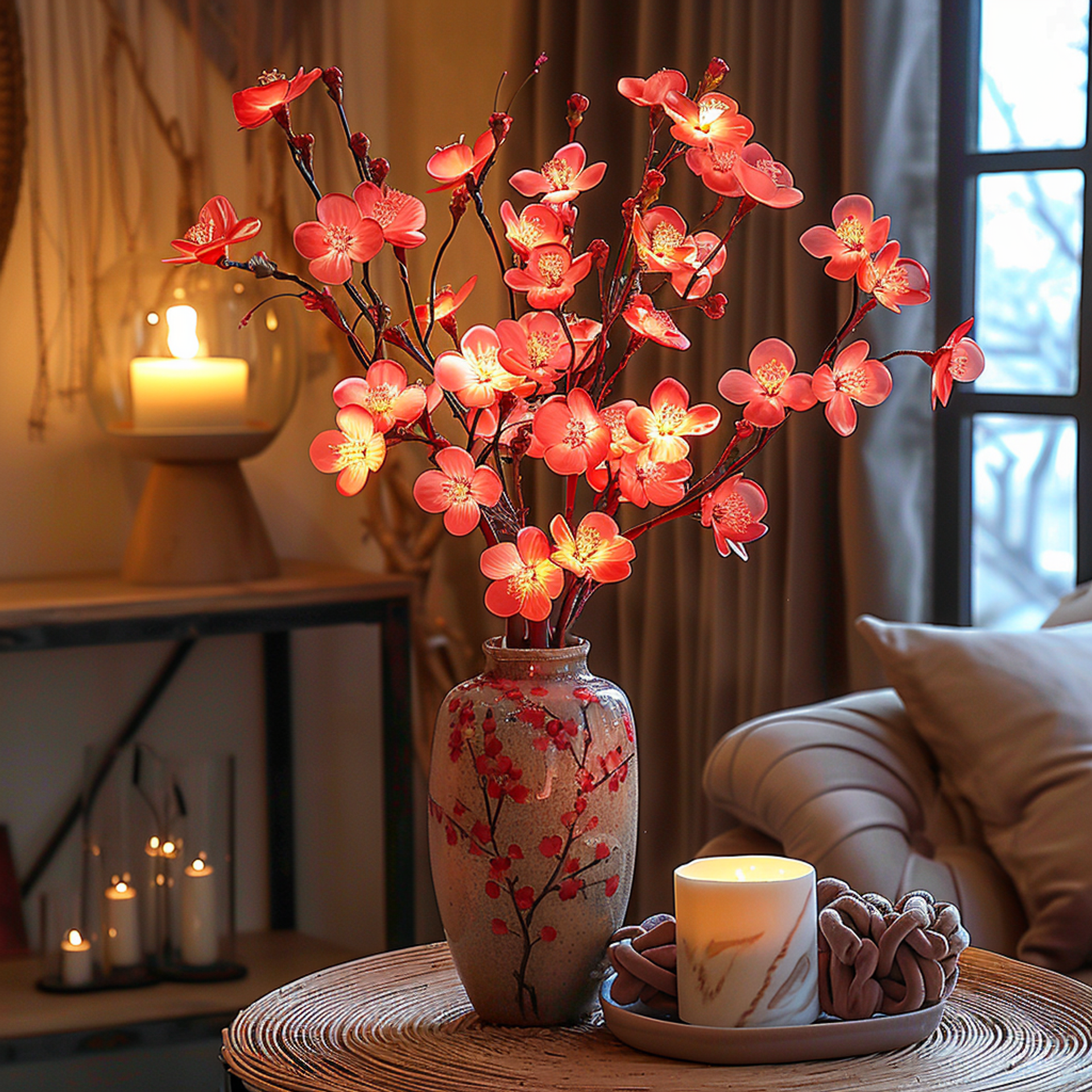 GlowVase - Enchanting Fairy Glow Table Lamp