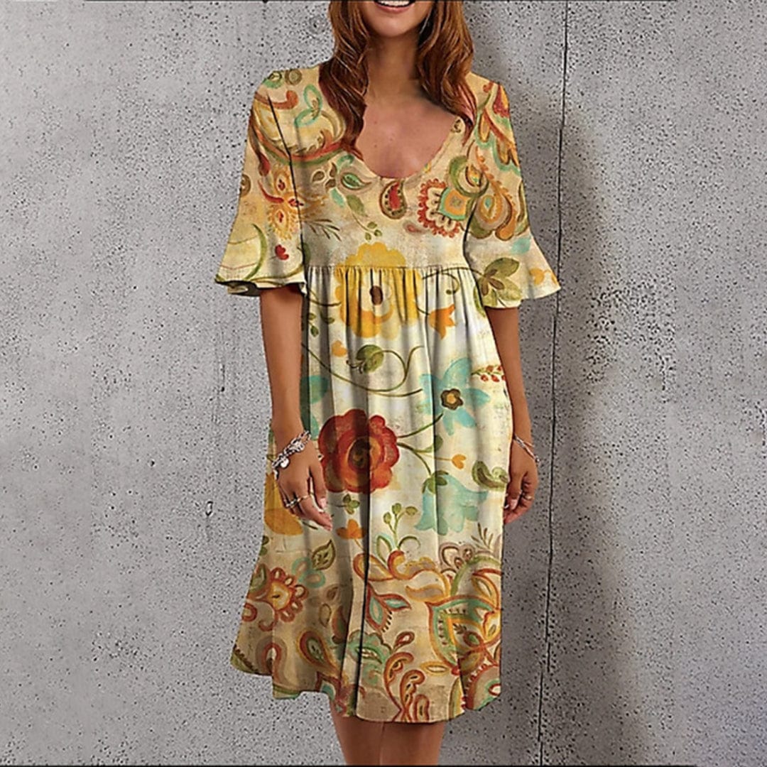 Noelle - Leisure Elegance  Woman's Midi Dress
