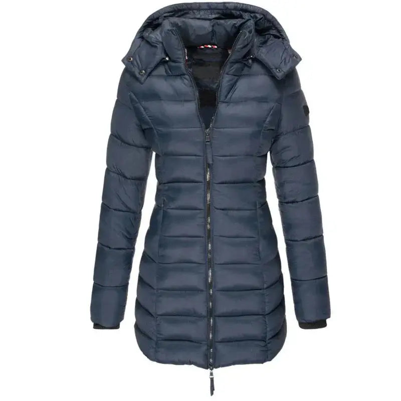 Colleen - Elegant Warmth Hooded Woman's Down Jacket Dreamardi