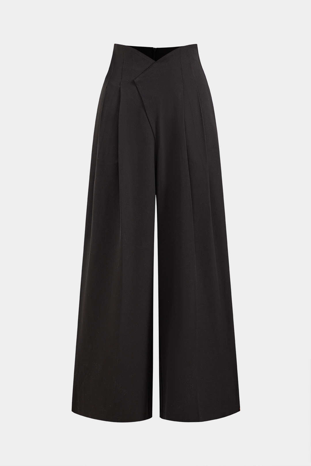 Pleated Asymmetrical Wide Leg Trousers Dreamardi