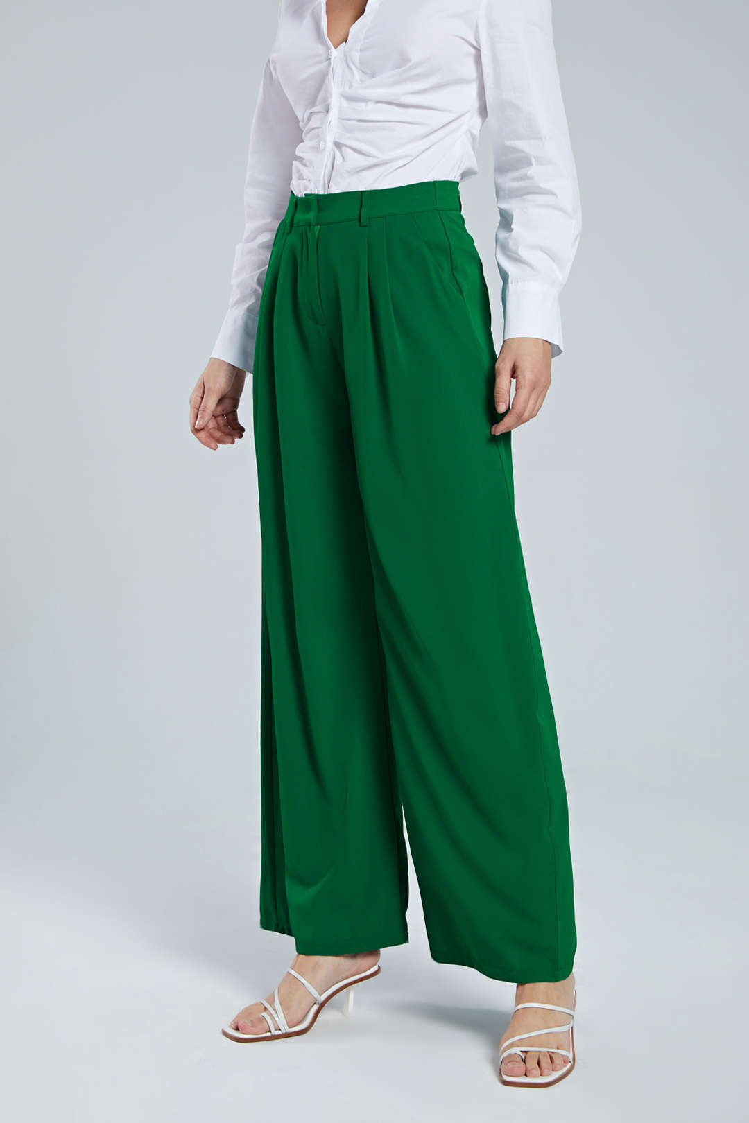 Basic Wide Leg Suit Pants Dreamardi