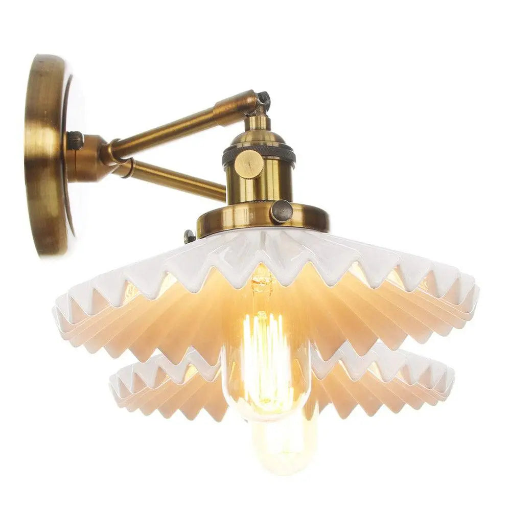 AntiekLuxe | Keramische Doppelkopf-Wandlamp Dreamardi