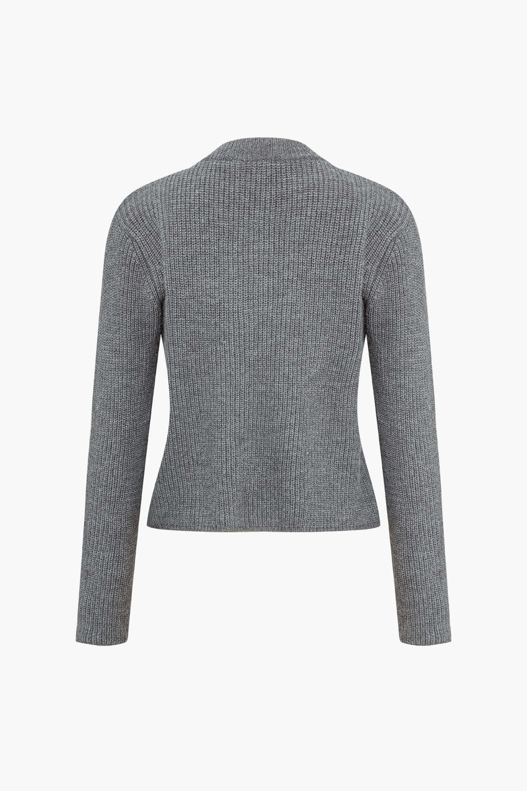 Solid Knit Tie-Up Cardigan Dreamardi