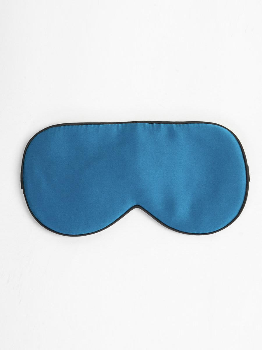 Zijde effen kleur elastische band slaap oogmasker Dreamardi