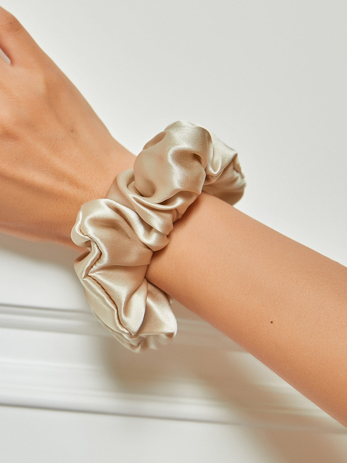 Zijden Midnight Scrunchies - 3,5 cm Dreamardi