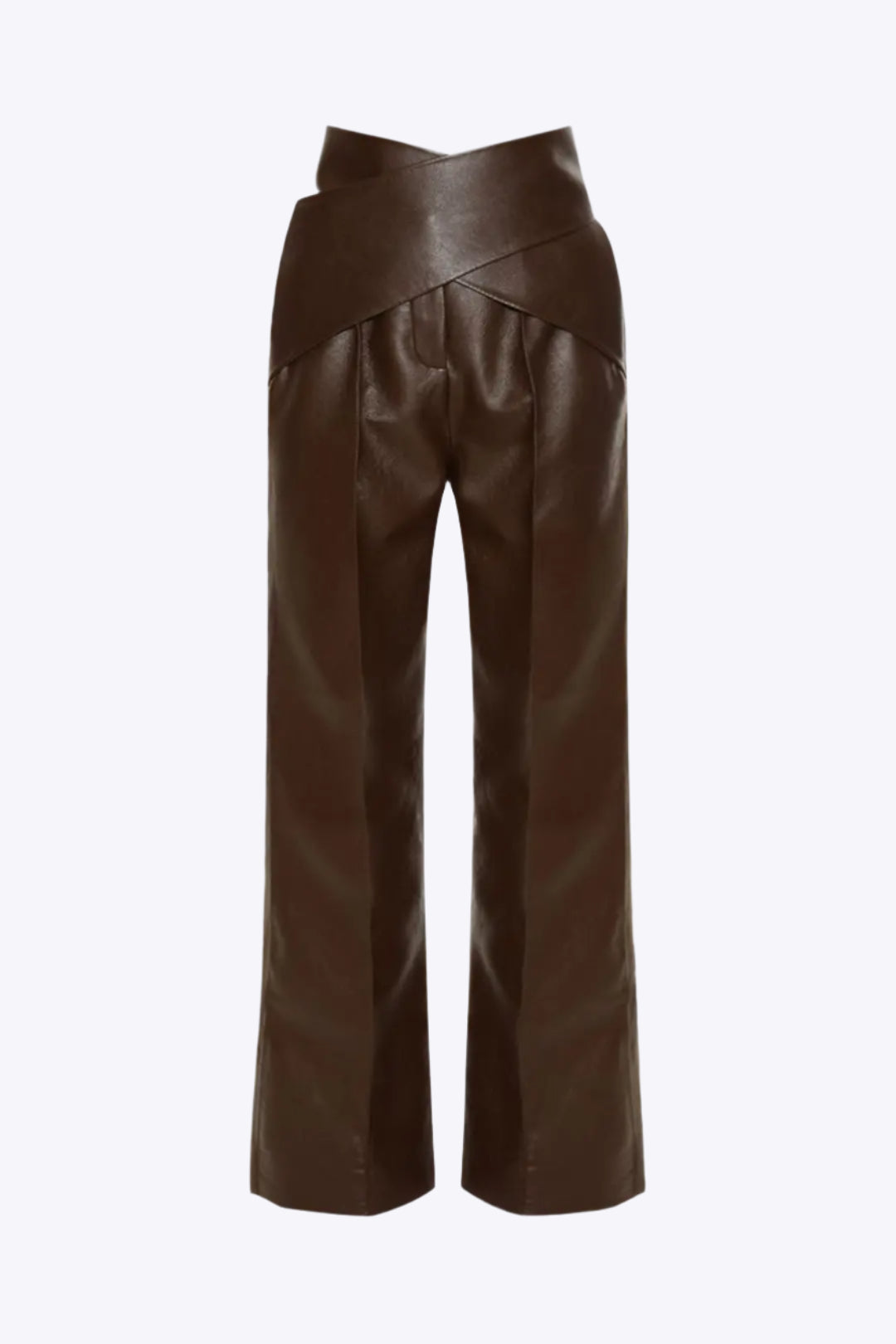 Faux Leather Crossed Trousers Dreamardi