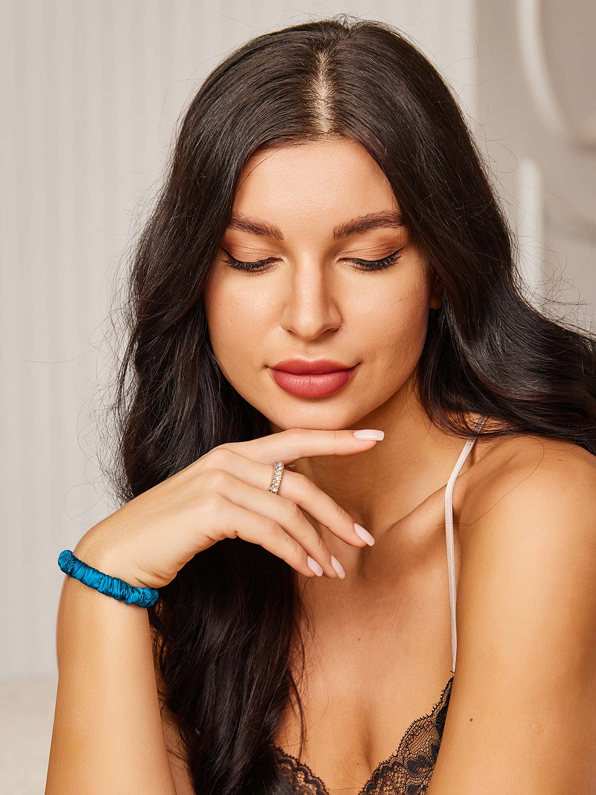 Zijdezachte magere scrunchie Dreamardi