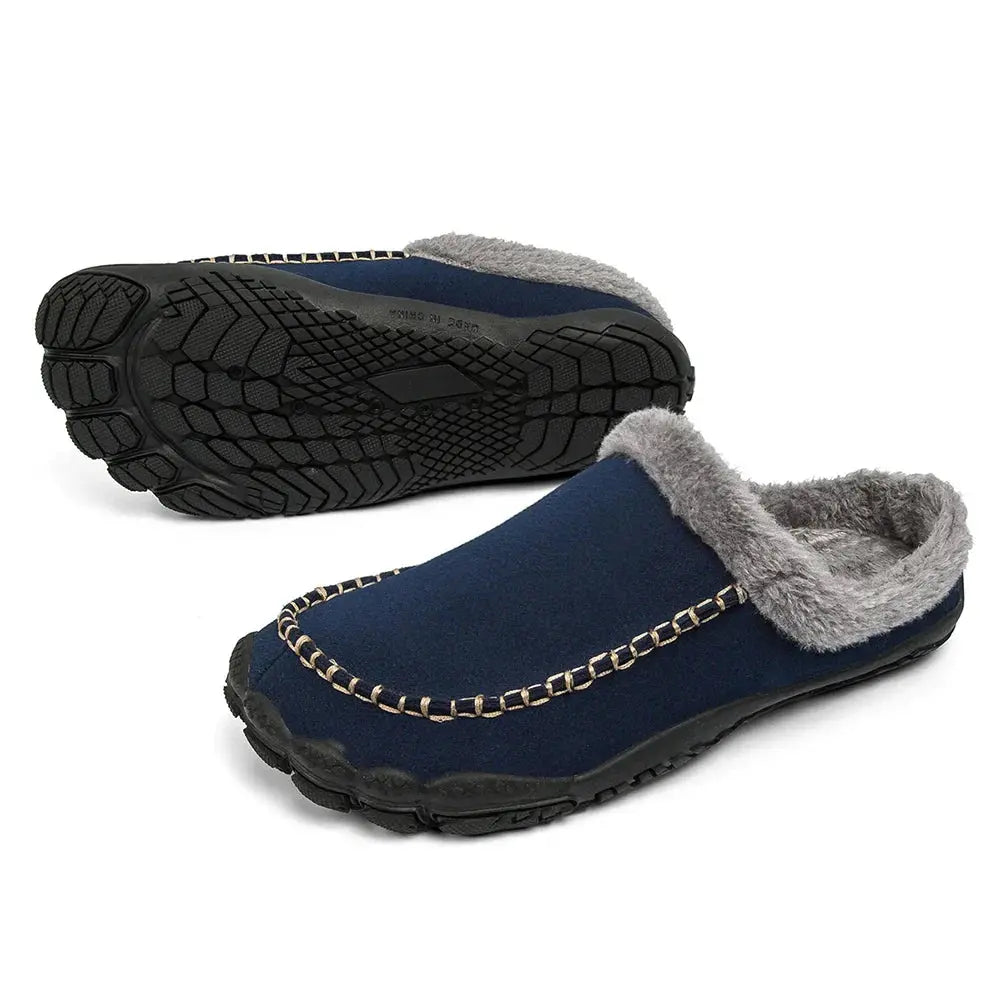FuzzyWalk - Barefoot Warmth for Winter Unisex Orthopedic Slippers Dreamardi