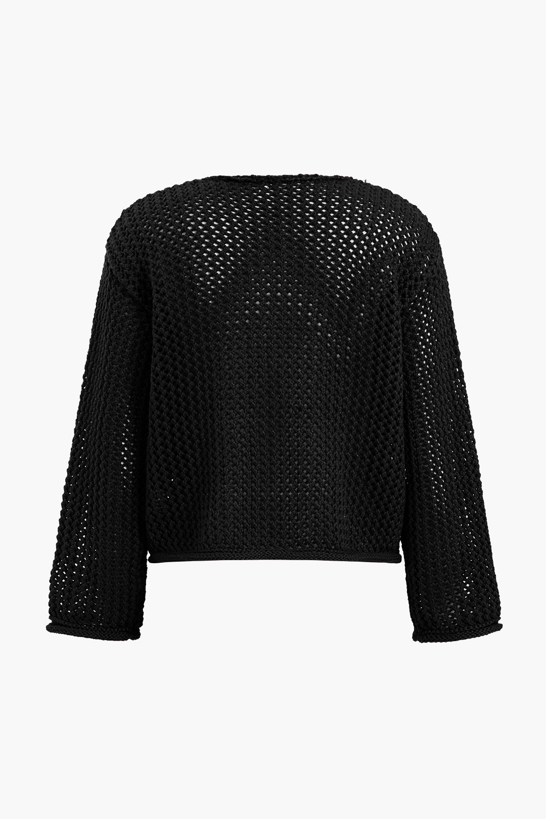 Button Round Neck Sweater Cardigan Dreamardi