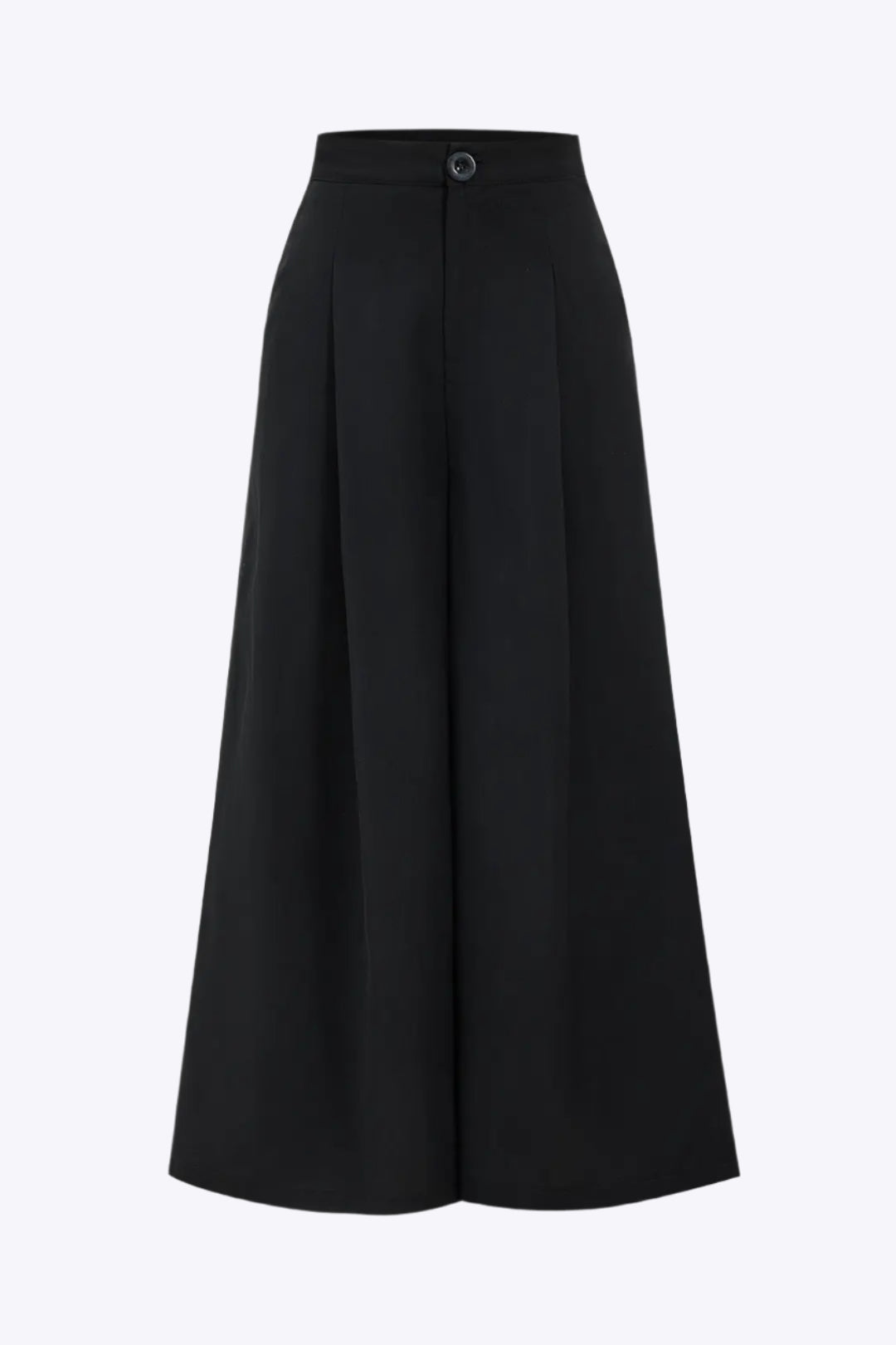 Pleated Button Wide Leg Trousers Dreamardi