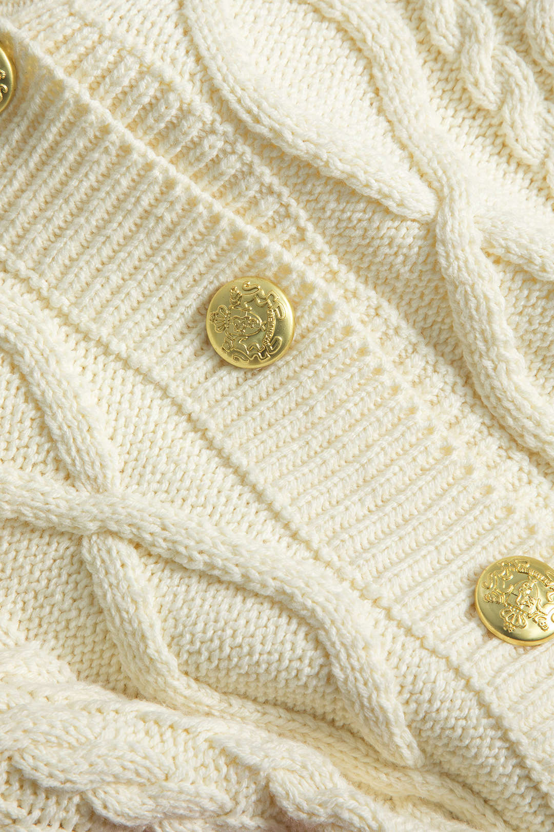 Knit Button Patchwork Cardigan Dreamardi