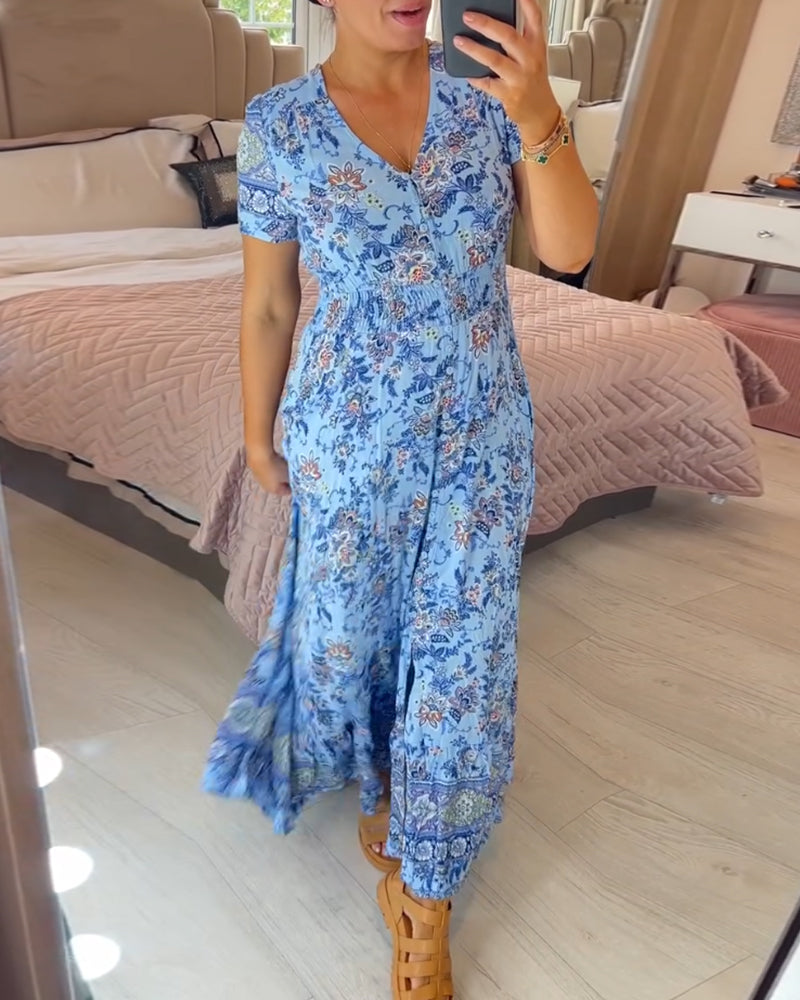 Savannah - Boho Chic Premium Woman's Maxi Dress
