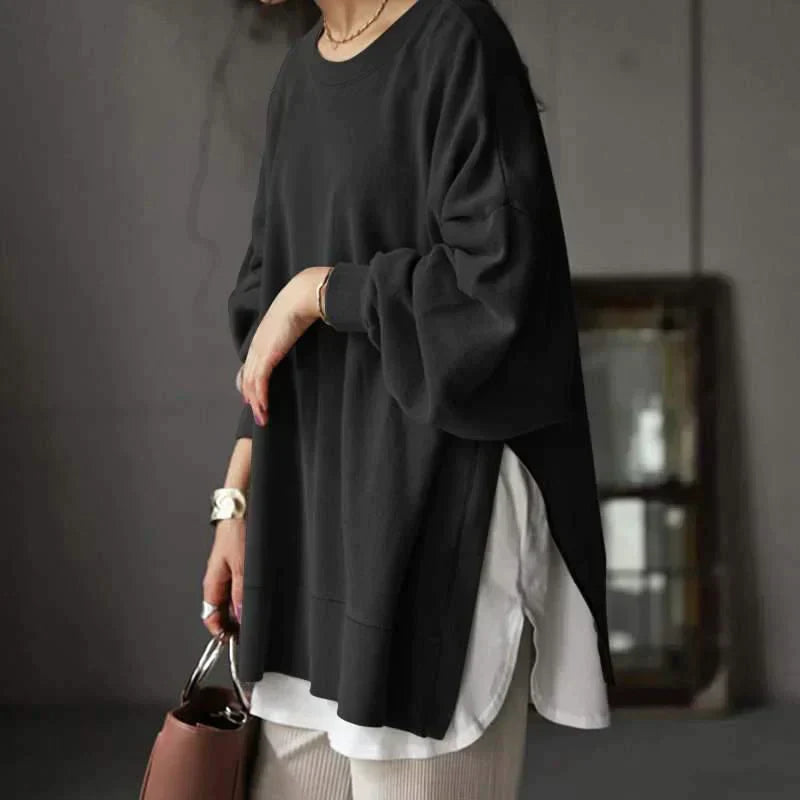 Winslet - Timeless Casual Cozy Woman's Crew Neck Sweater