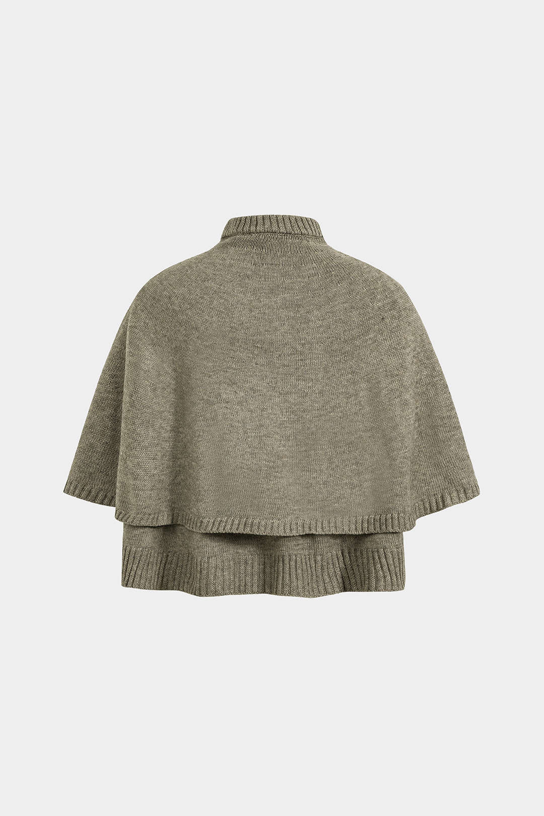 Knitted Button Cape Short Loose Cardigan Dreamardi