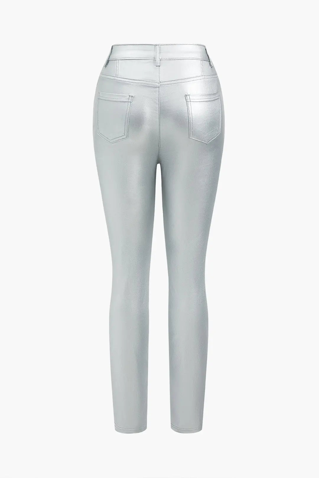 Basic Faux Leather Trousers Dreamardi