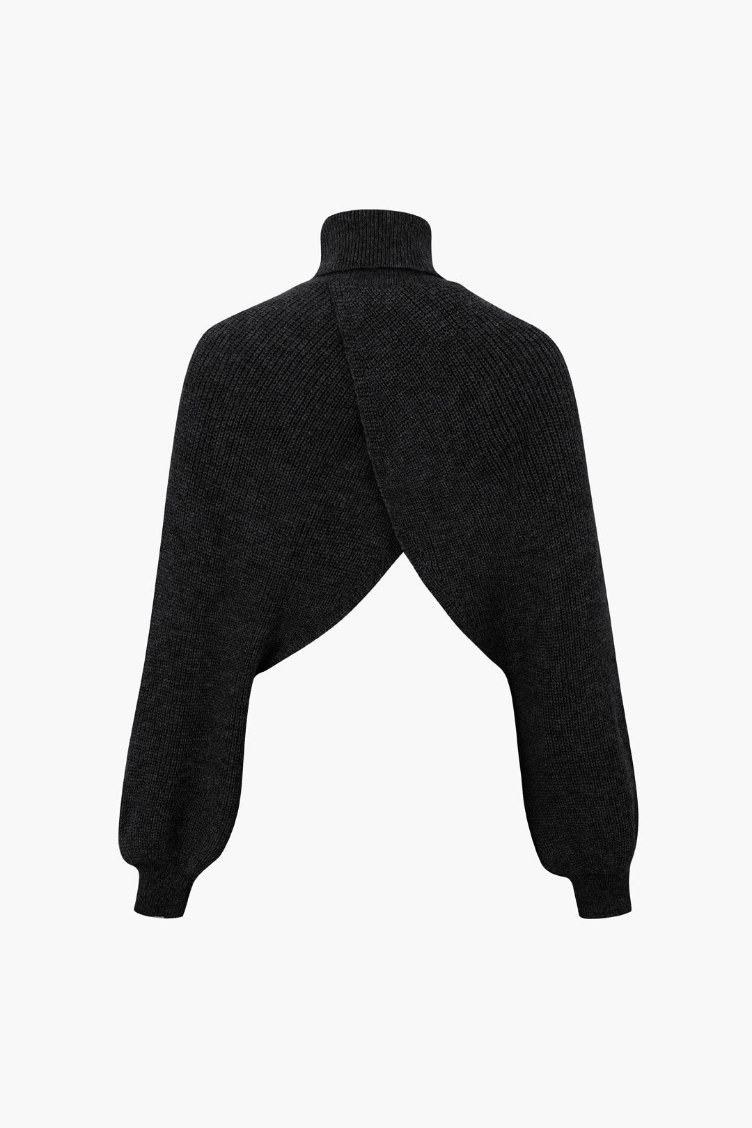 Batwing Sleeve Turtleneck Crop Sweater Dreamardi