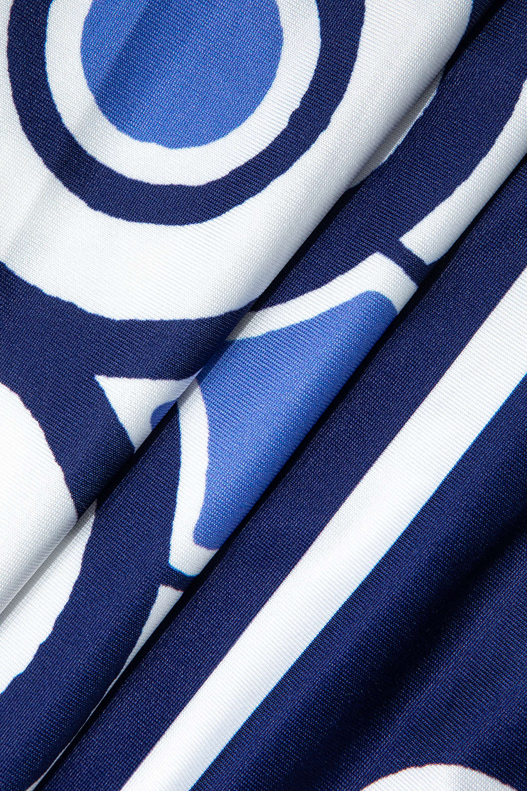 Abstract Print Drawstring Wide Leg Pants Dreamardi