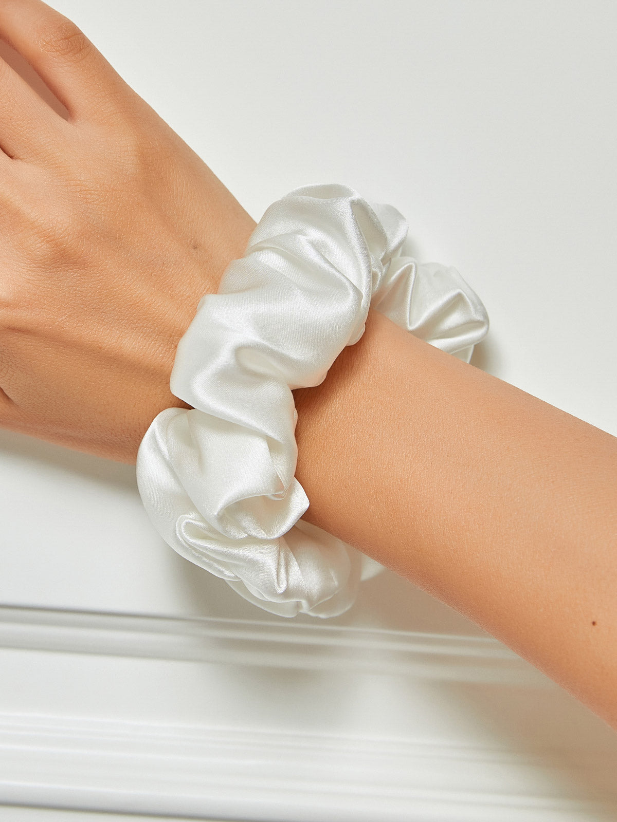 Zijden Midnight Scrunchies - 3,5 cm Dreamardi