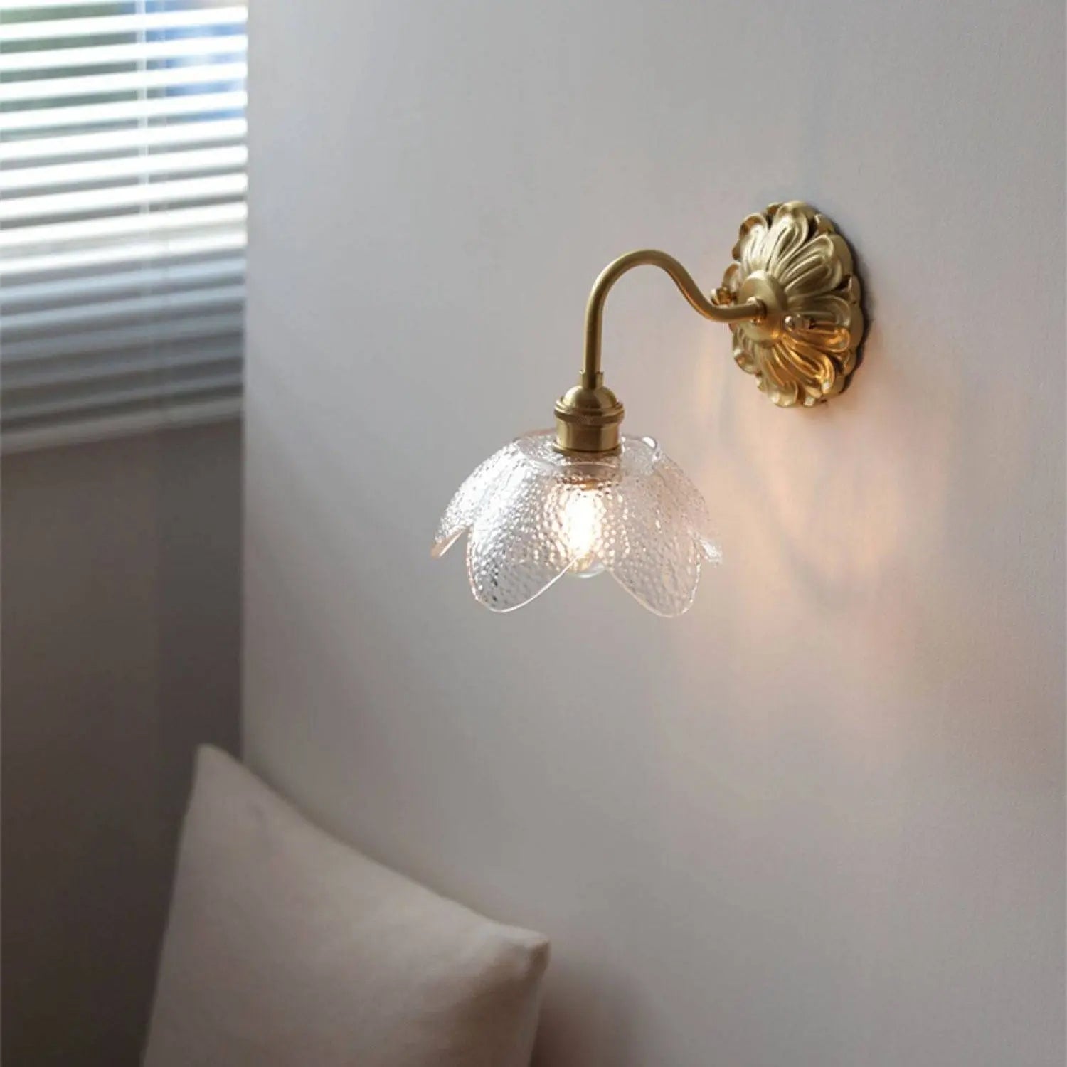 GlassBrass | Wandlamp met Gebogen Schwanenhals Dreamardi