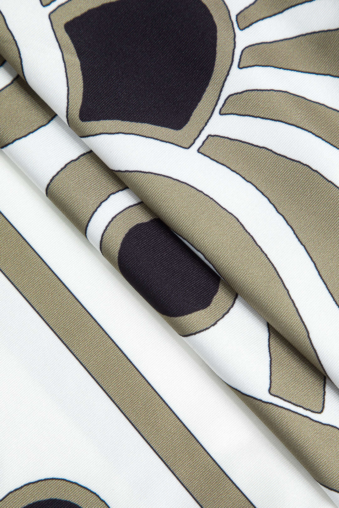 Abstract Print Drawstring Wide Leg Pants Dreamardi