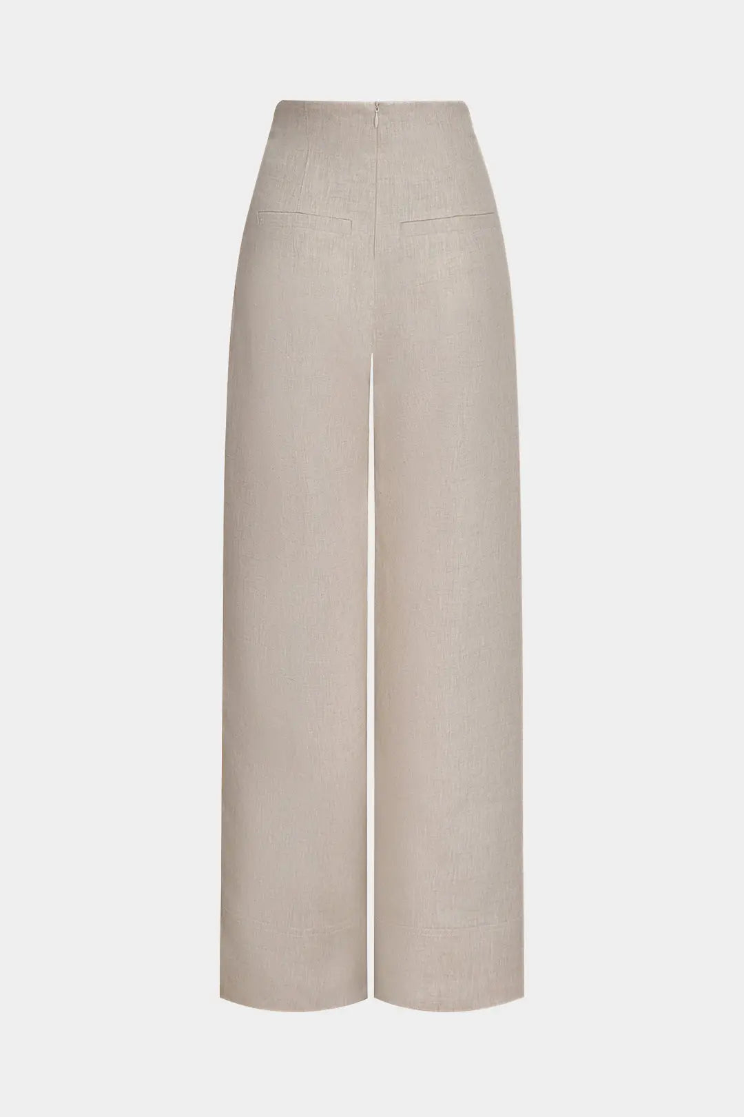 Linen Pocket Zipper Trousers Dreamardi