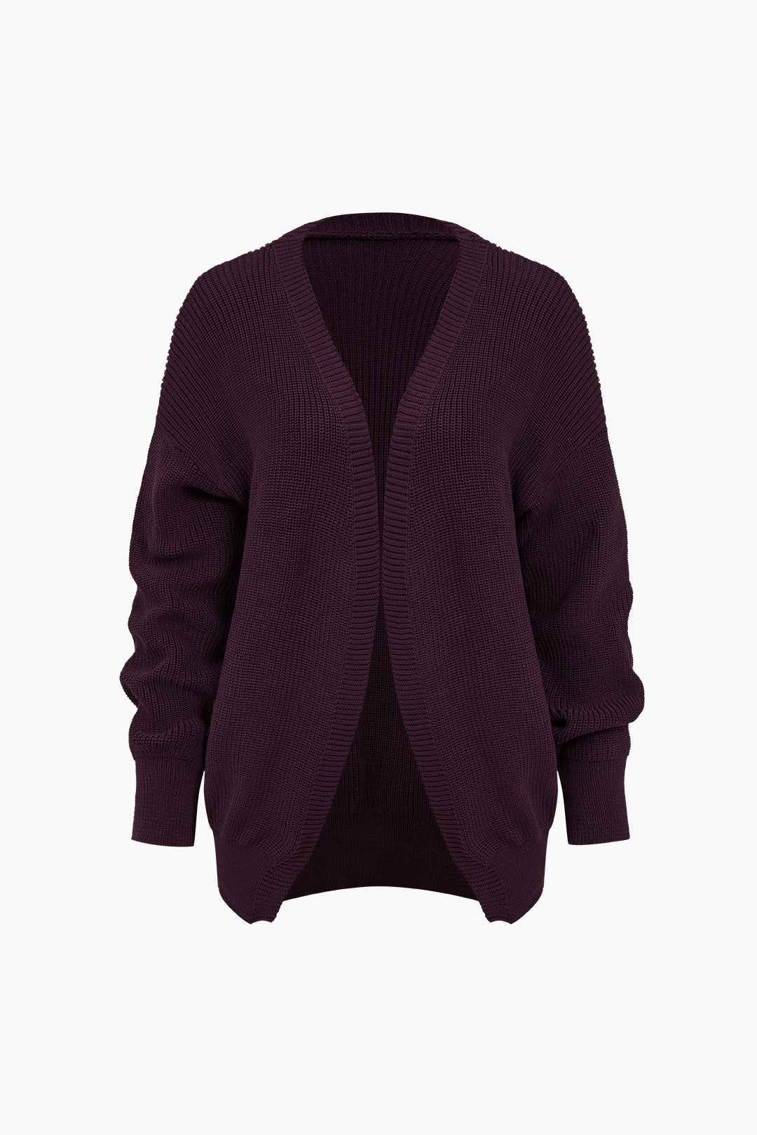 Ribbed Knit Dress And Cardigan Set Dreamardi