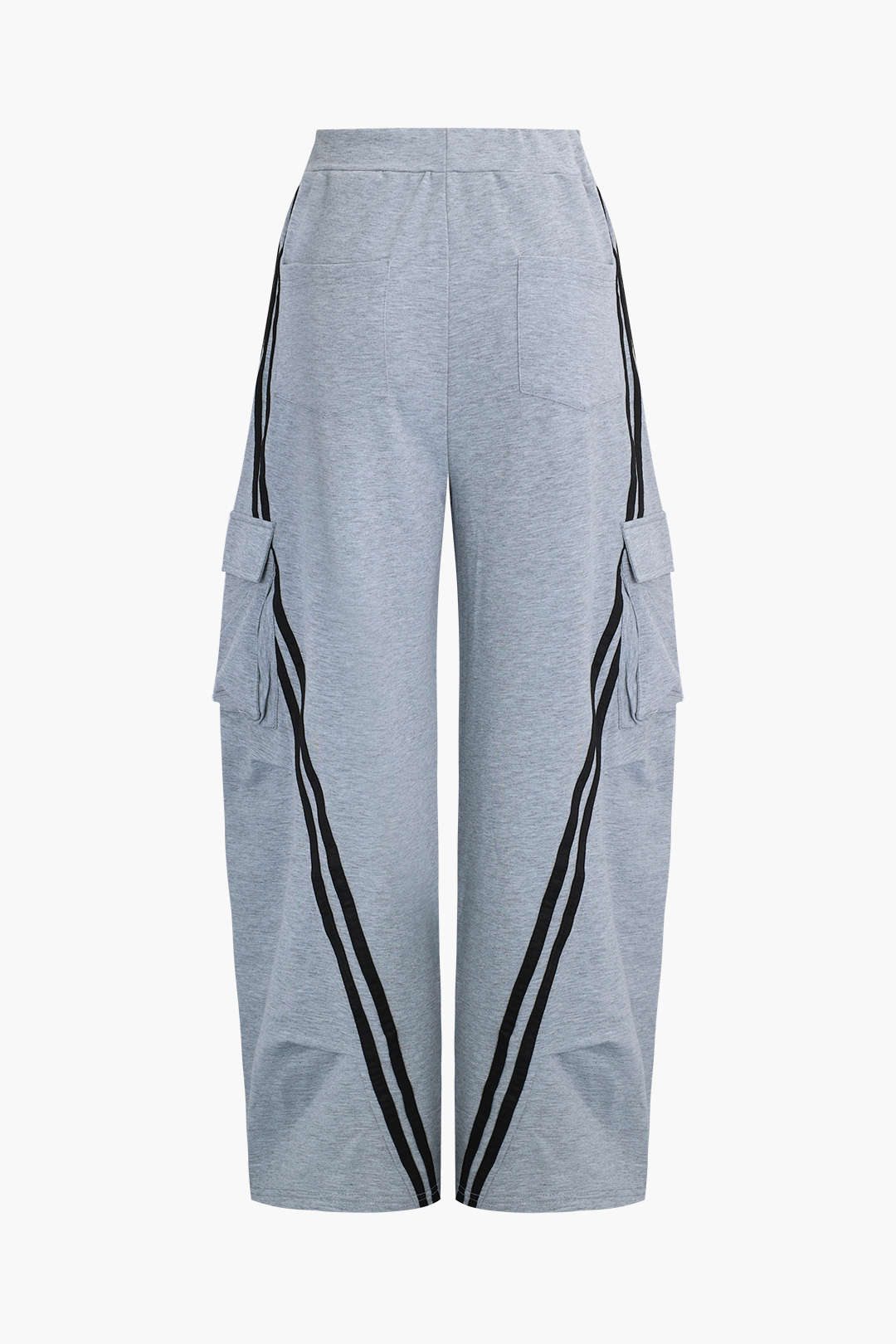 Denim Patchwork Pocket Trousers Dreamardi