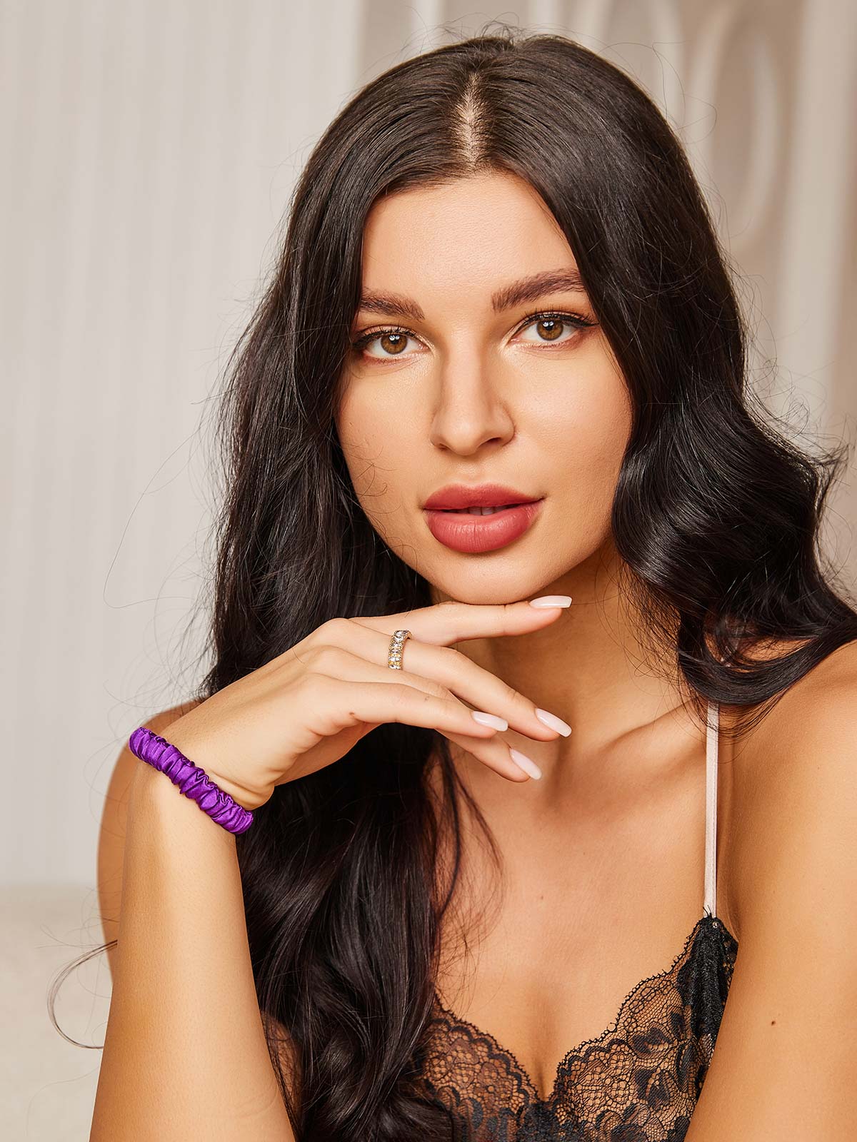 Zijdezachte magere scrunchie Dreamardi