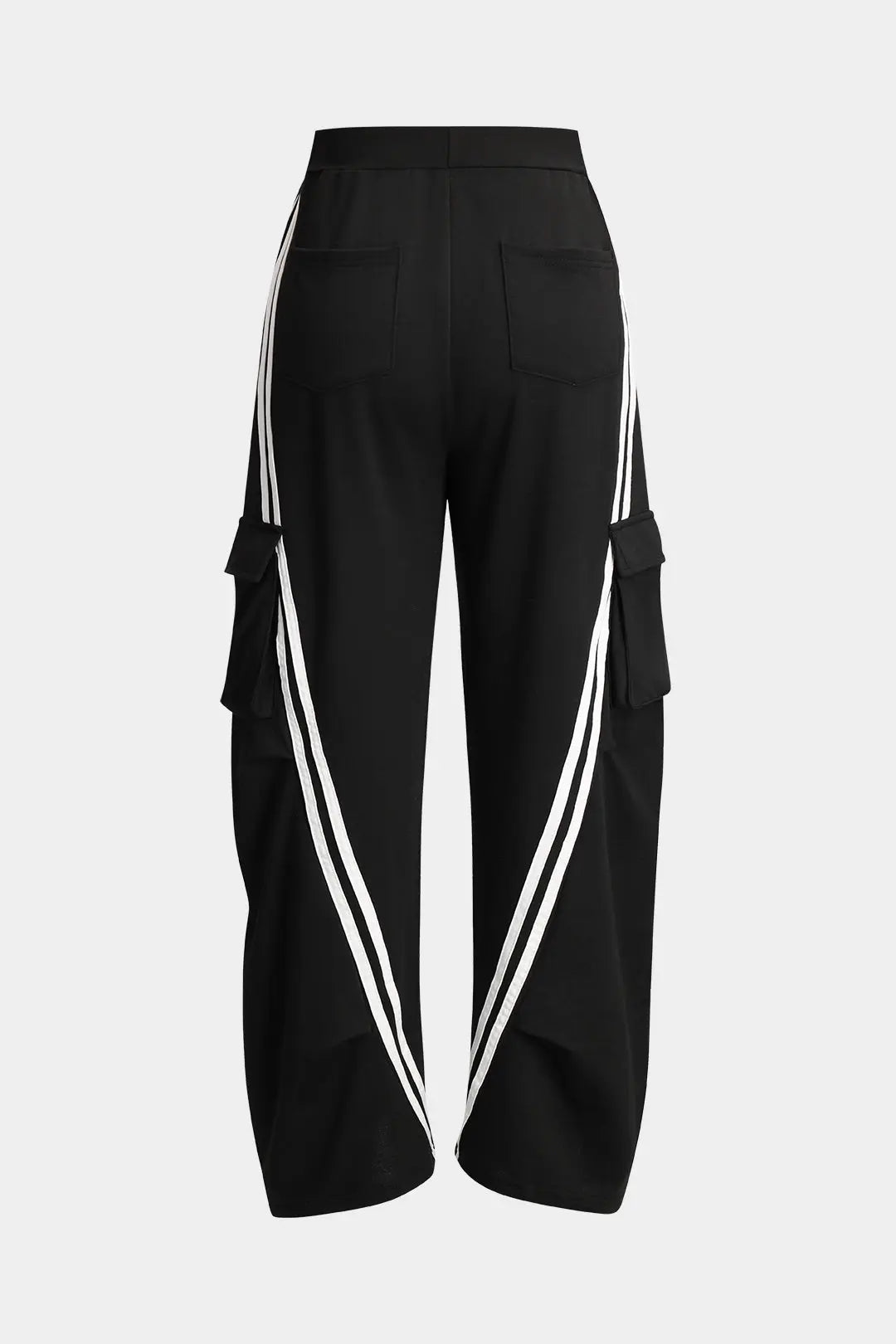 Contrast Pocket Wide Leg Trousers Dreamardi