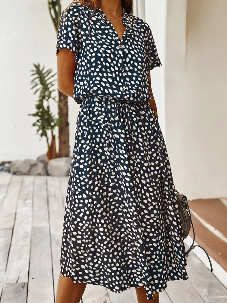 Beatrice - Classic Elegance Woman's Midi Dress